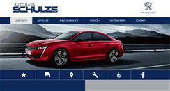 Desktop Screenshot of peugeot-schulze.de